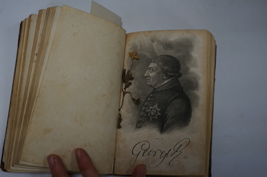 Love’s Album - an early 19th century manuscript book of poetry and prose, in the hands of various contributors, the title leaf with a watercolour vignette of a country house, beneath verse, 278 pages in black ink, princi